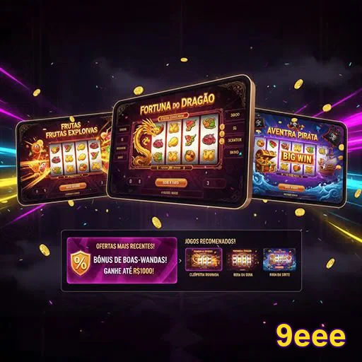 Slots temáticas de dragões e piratas disponíveis no 9eee, trazendo emoção aos jogos.